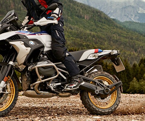 La BMW R 1250 GS con aptitud offroad mejorada.