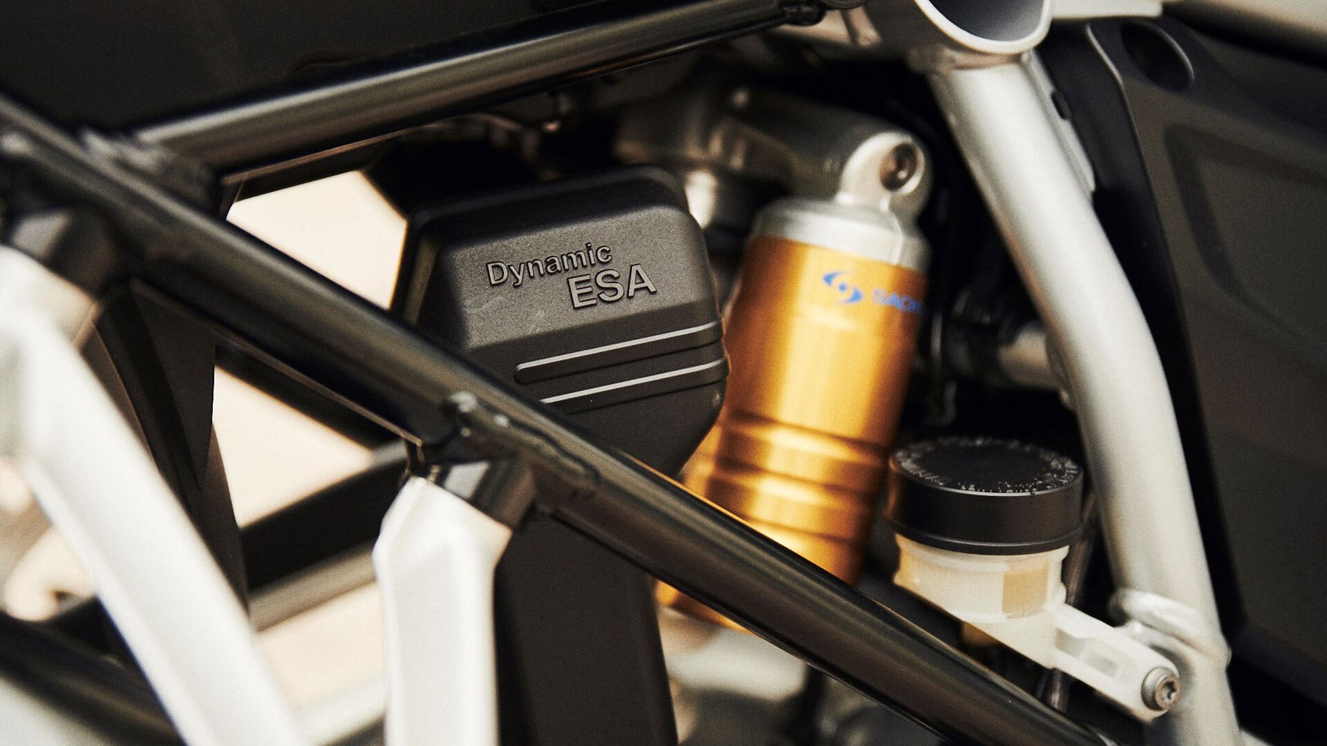 La BMW R 1250 GS con Dynamic ESA de serie.
