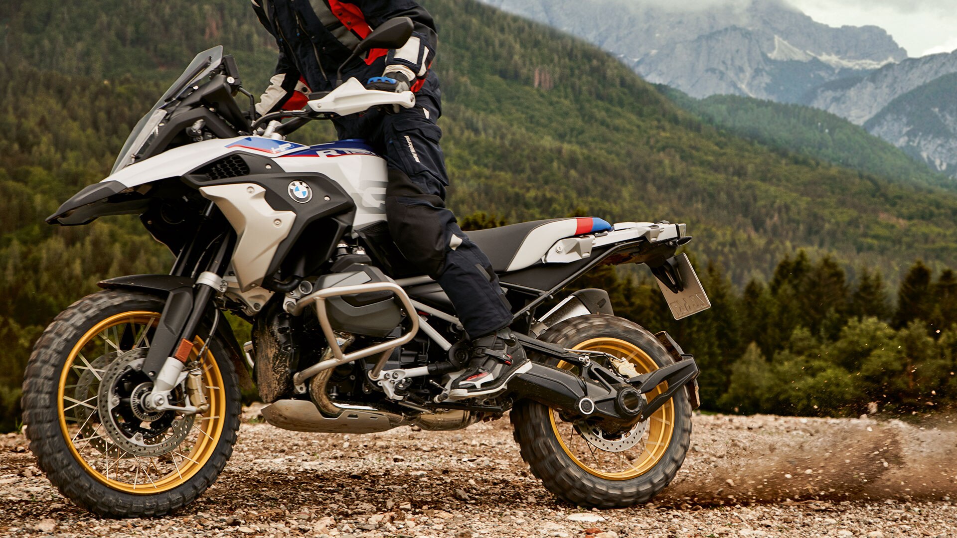 La BMW R 1250 GS con aptitud offroad mejorada.