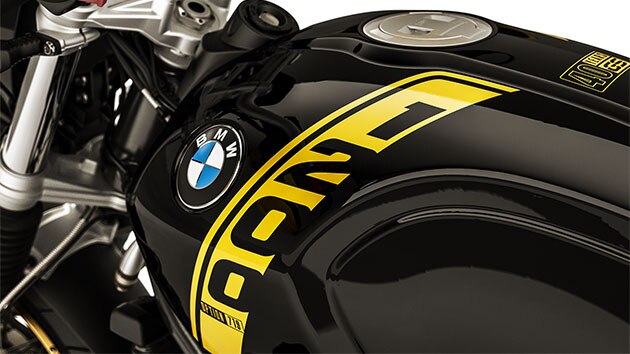 Vemos las letras de 1200 cc en el depósito de la R nineT Urban G / S.