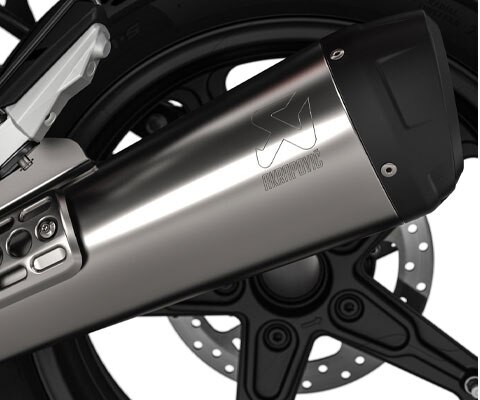 Aquí se ve el sistema de escape de la R nineT Urban G/S.
