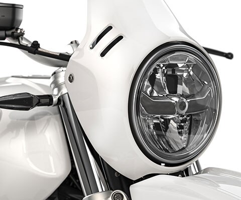 Vemos los faros LED y los intermitentes LED de la R nineT Urban G / S.