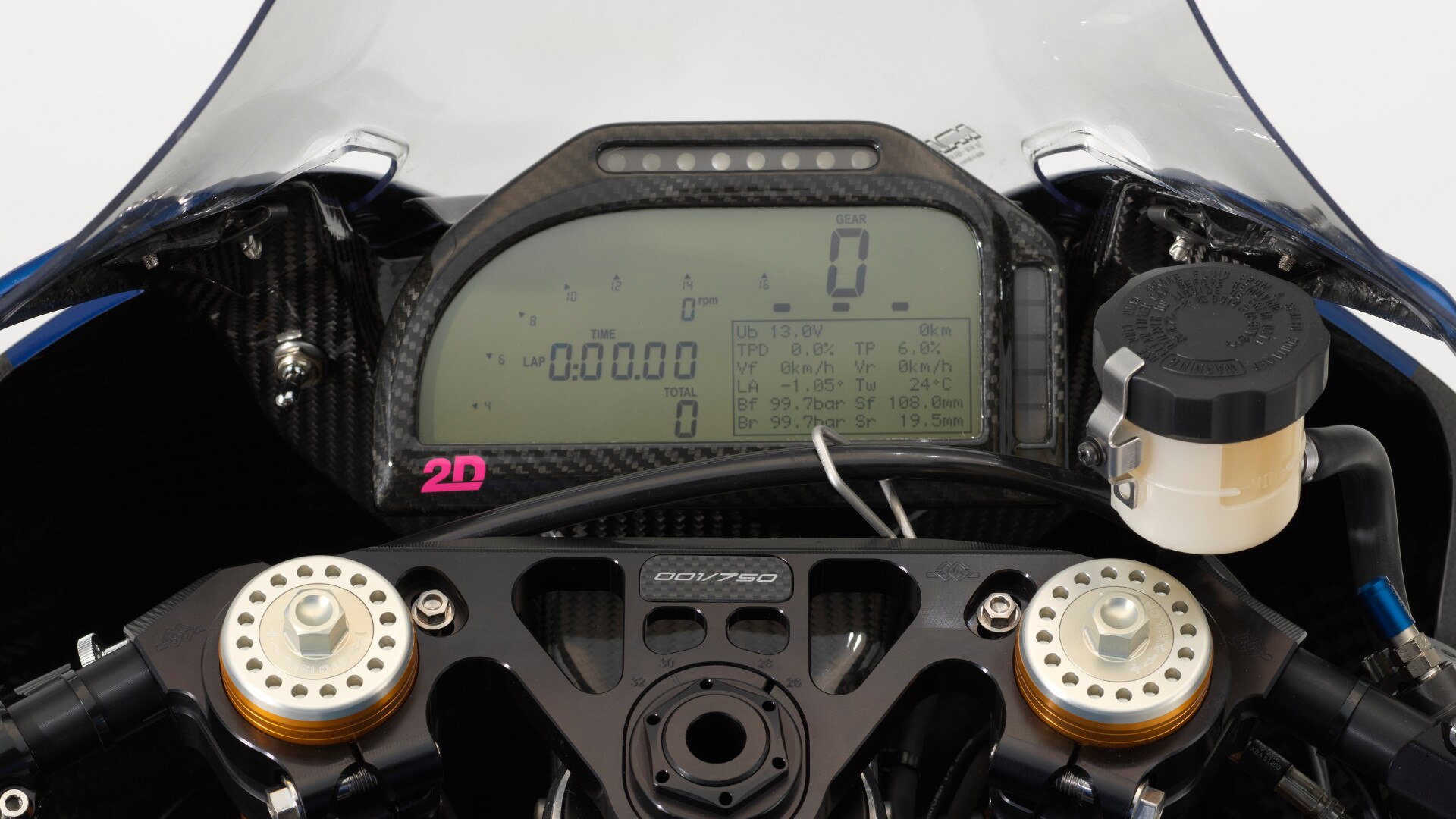 Panel de control 2D de la HP4 RACE