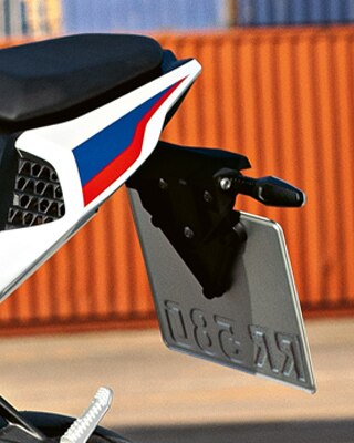 Parte trasera de la nueva BMW RR